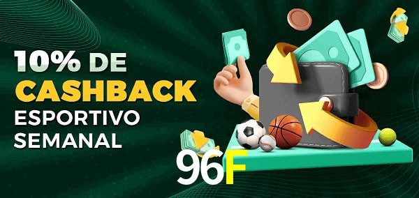 10% de bônus de cashback na 96F